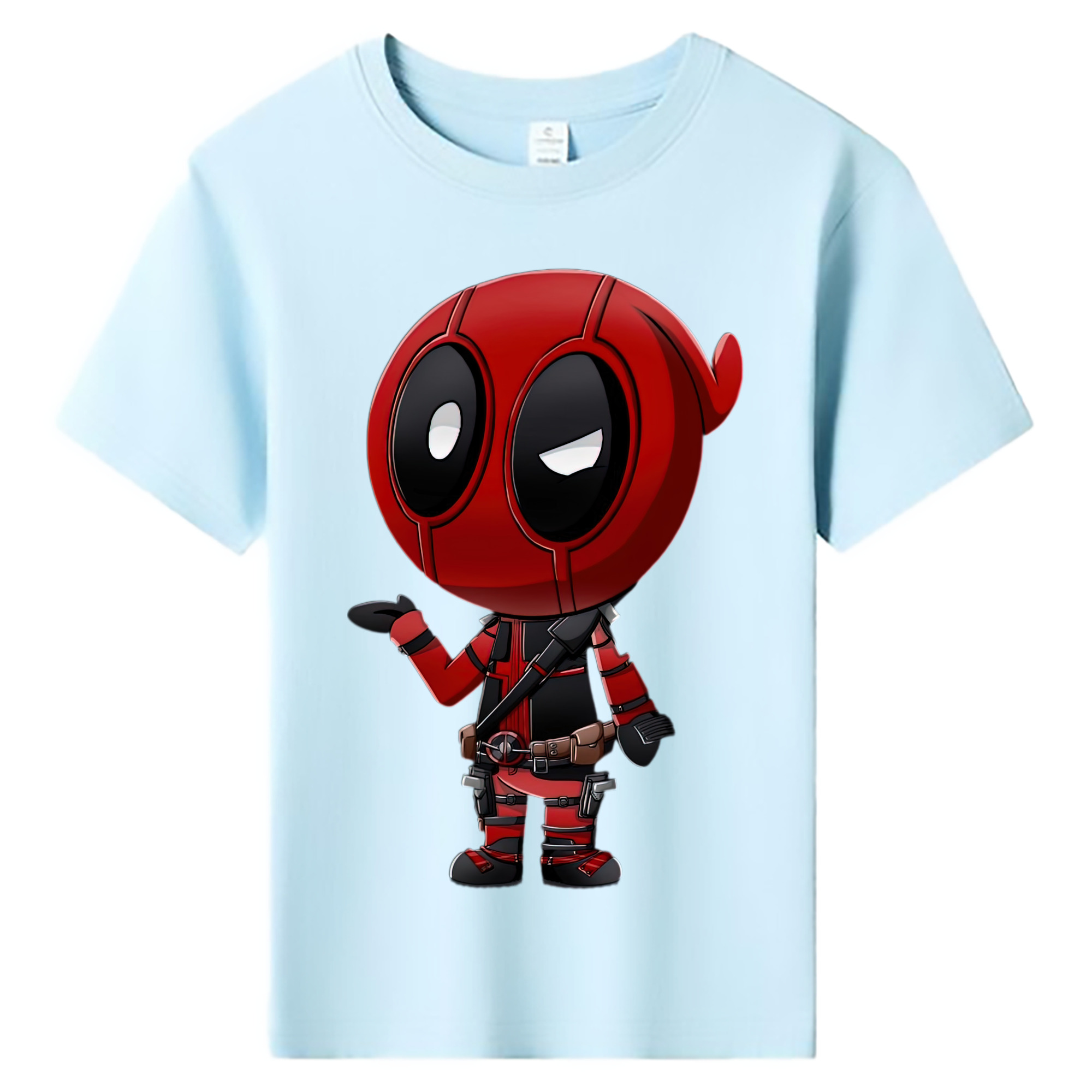 （画像用） Deadpool デッドプール 綿100％キッズTシャツ（フロントプリント）